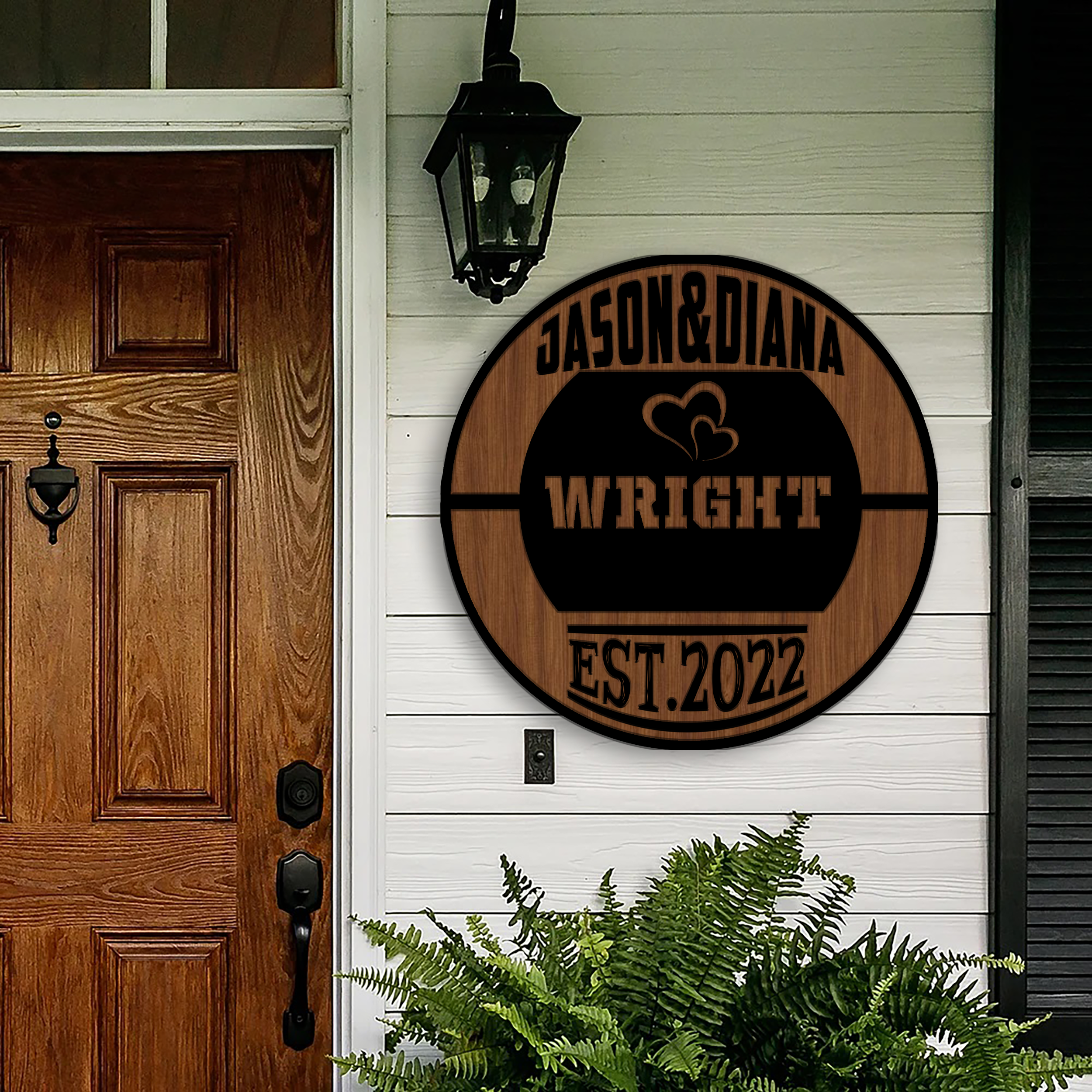 Kişiselleştirilebilir Aile İsmi Duvar Dekoru