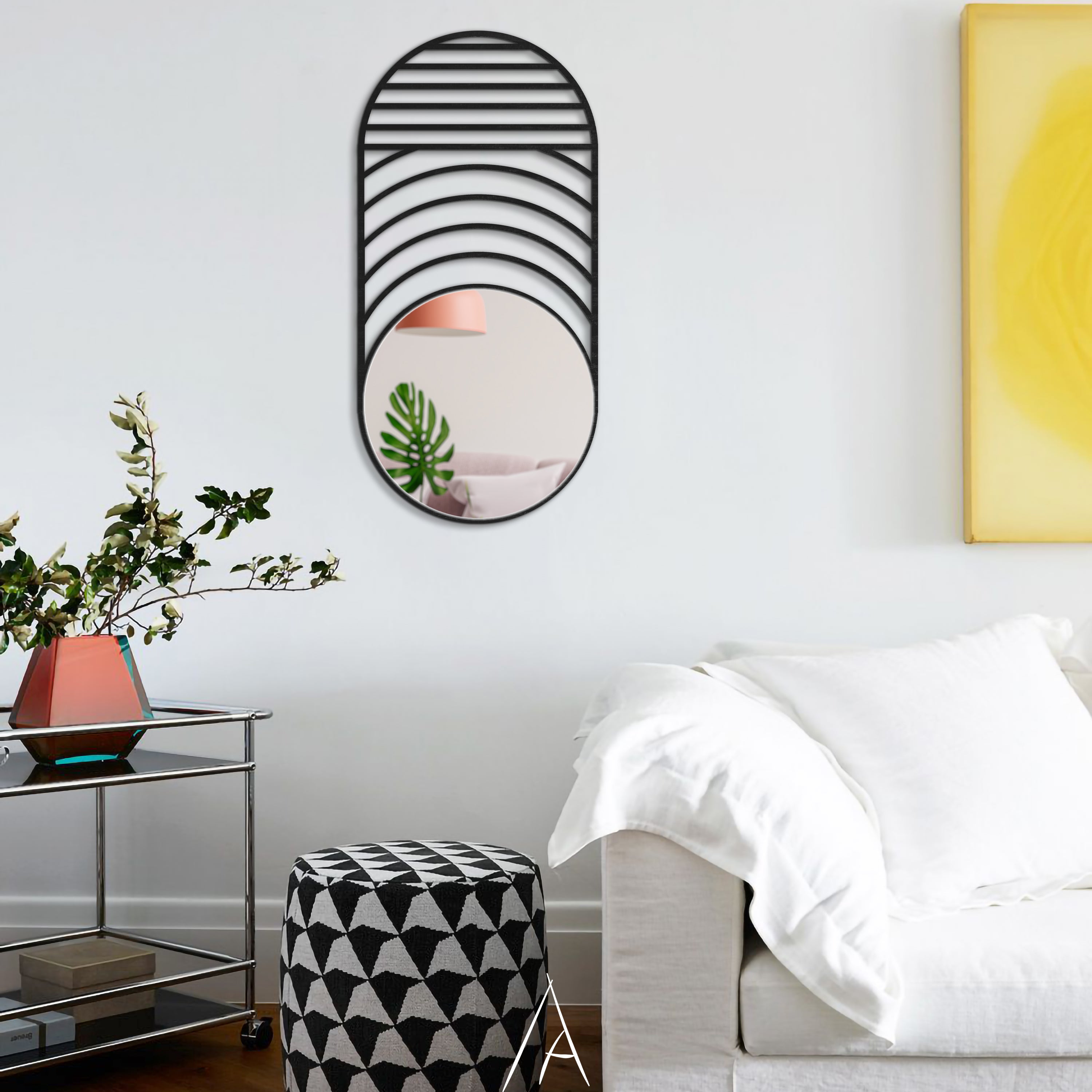 Luna Oval Duvar Aynası