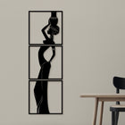 African Woman Silhouette Wall Decor