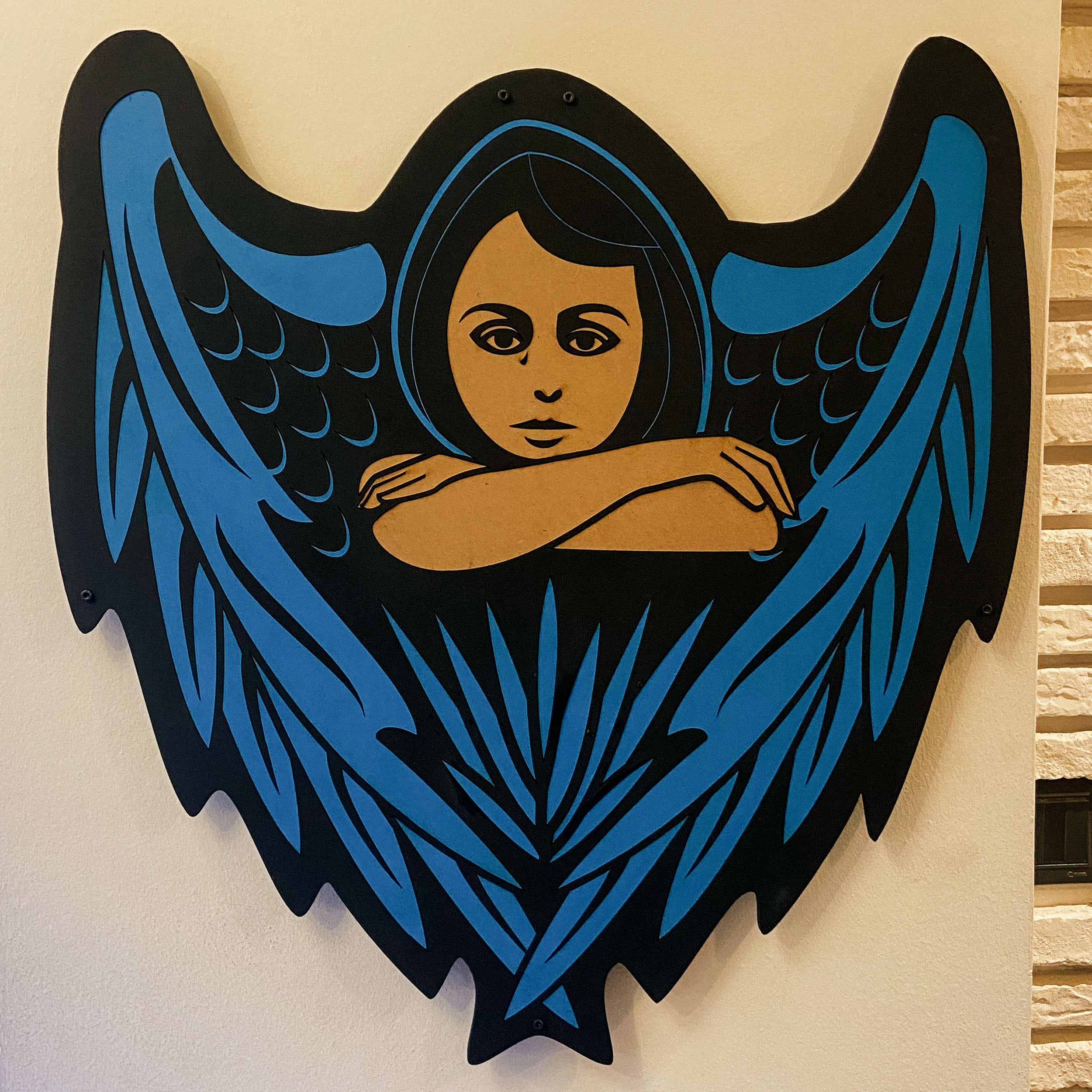 Melek Kanatları - Renkli 3D Duvar Dekoru