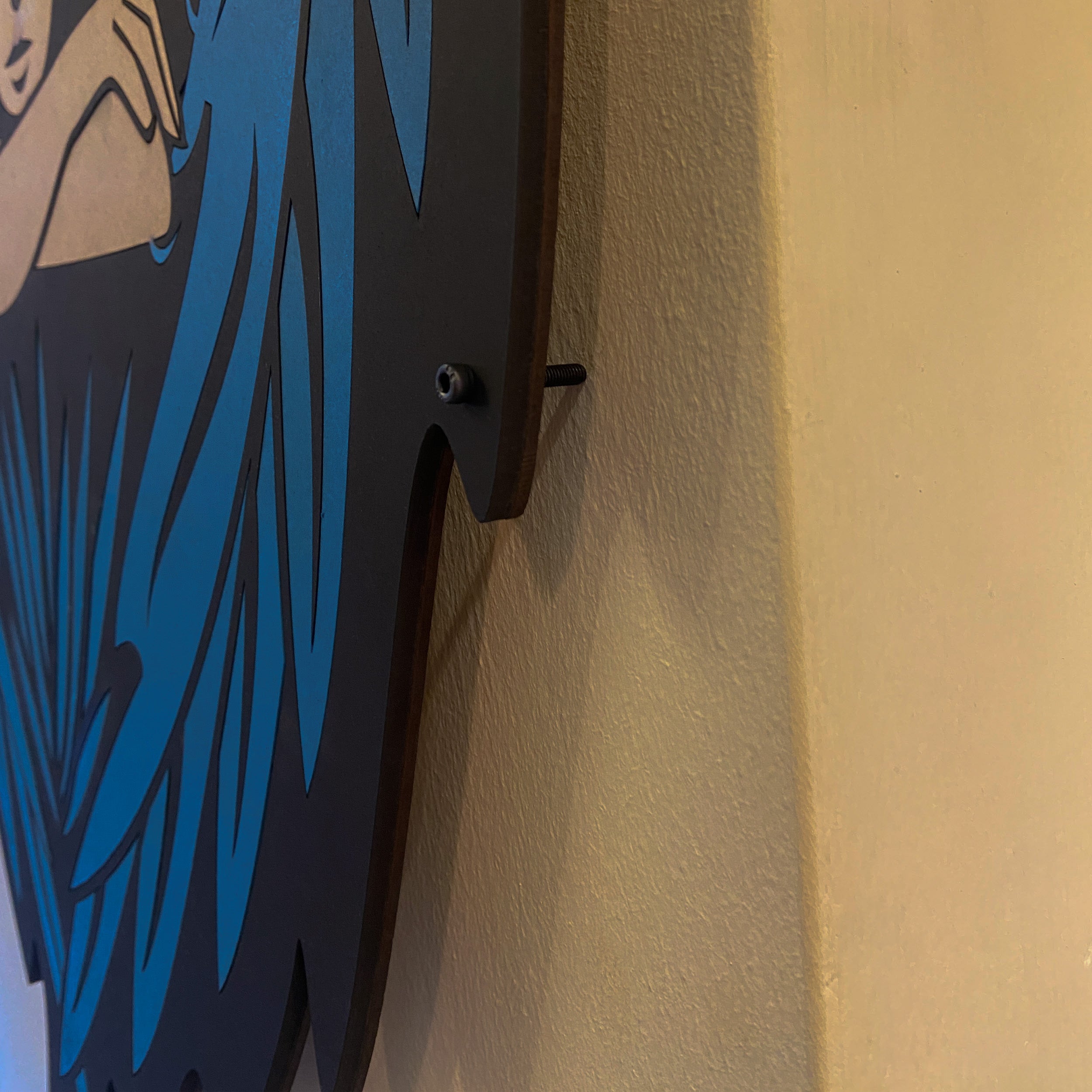 Melek Kanatları - Renkli 3D Duvar Dekoru