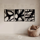 Çağdaş Trio Geometrische Wanddekoration