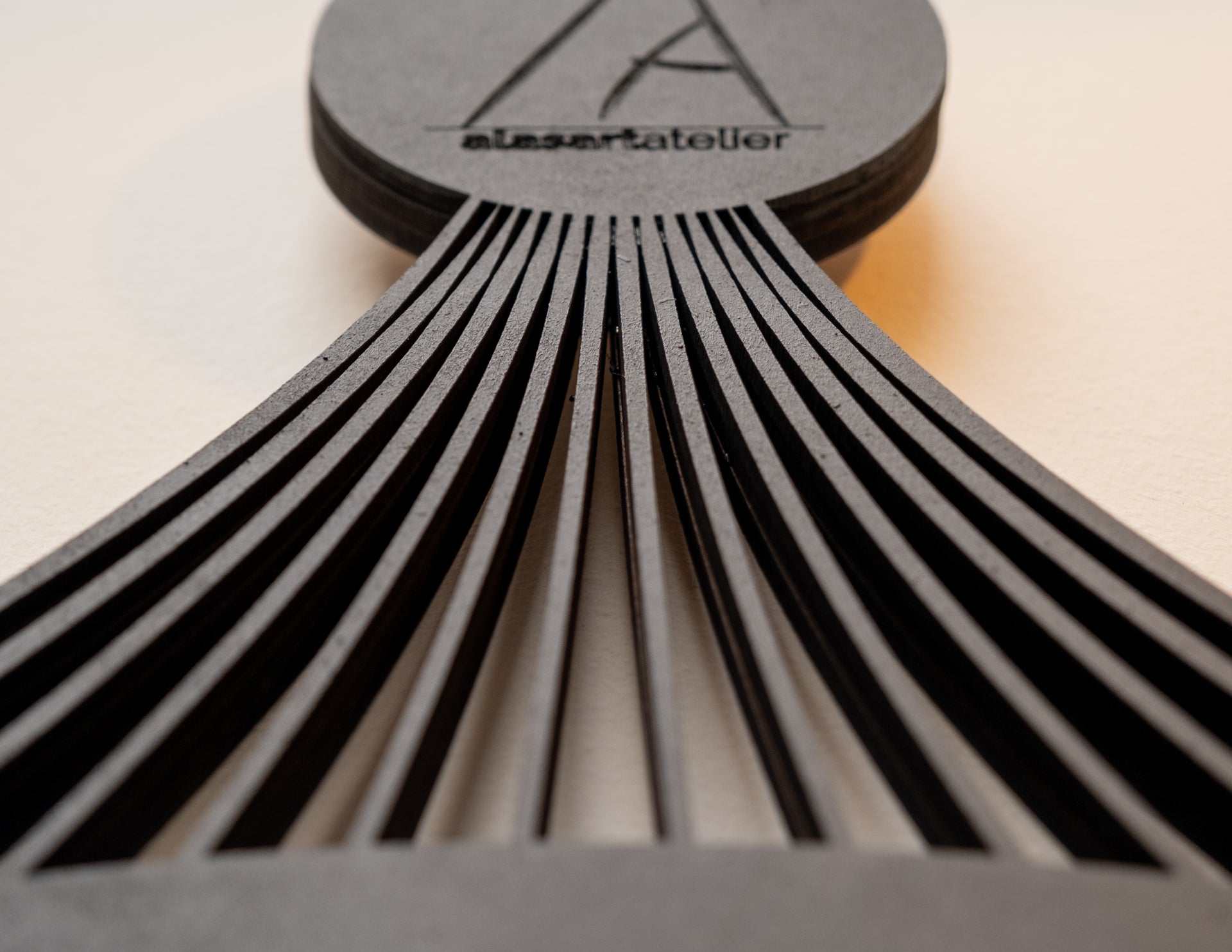 Decorative Round Wooden Wall Mirror - Minimalist Modern Design