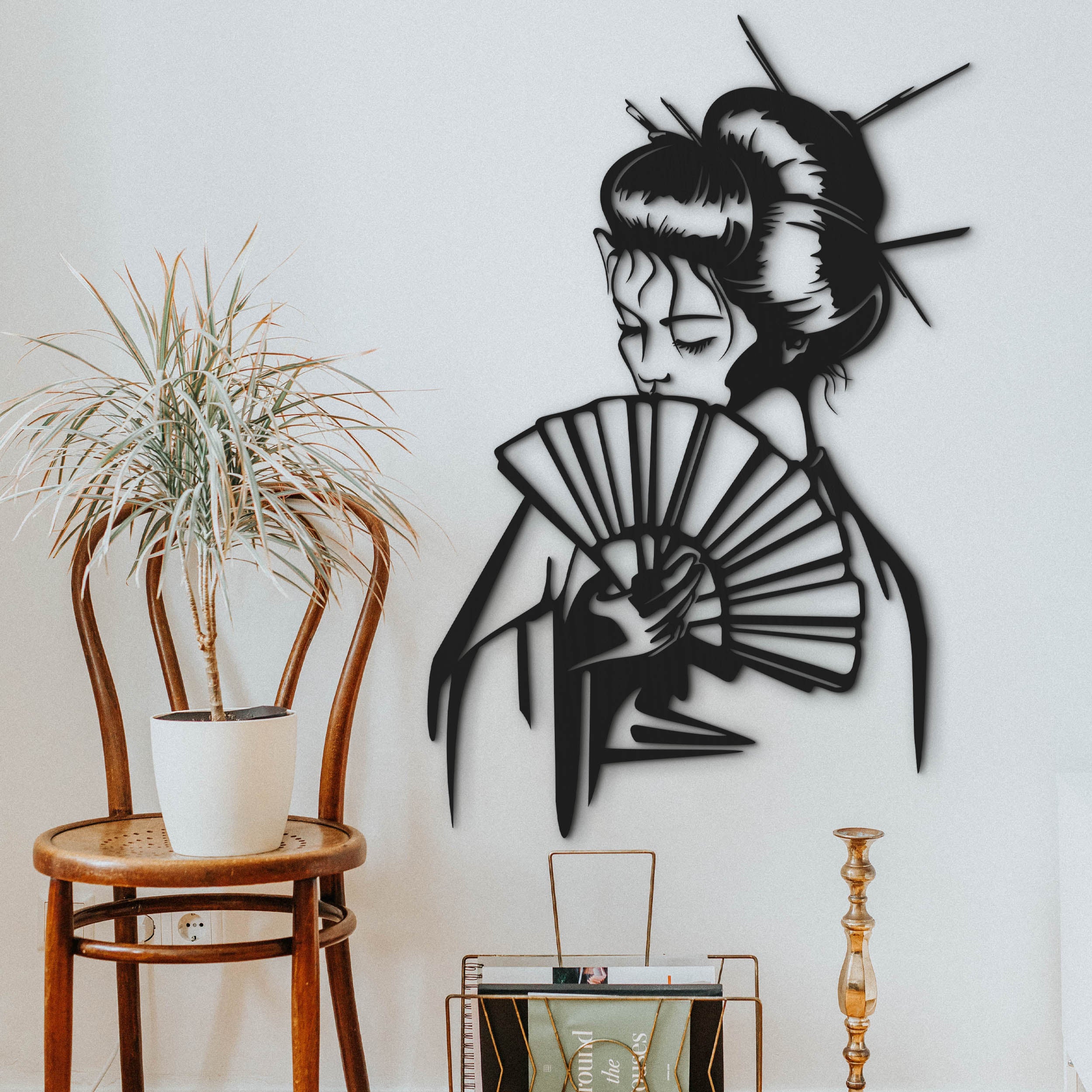 Geisha Japon Duvar Dekoru