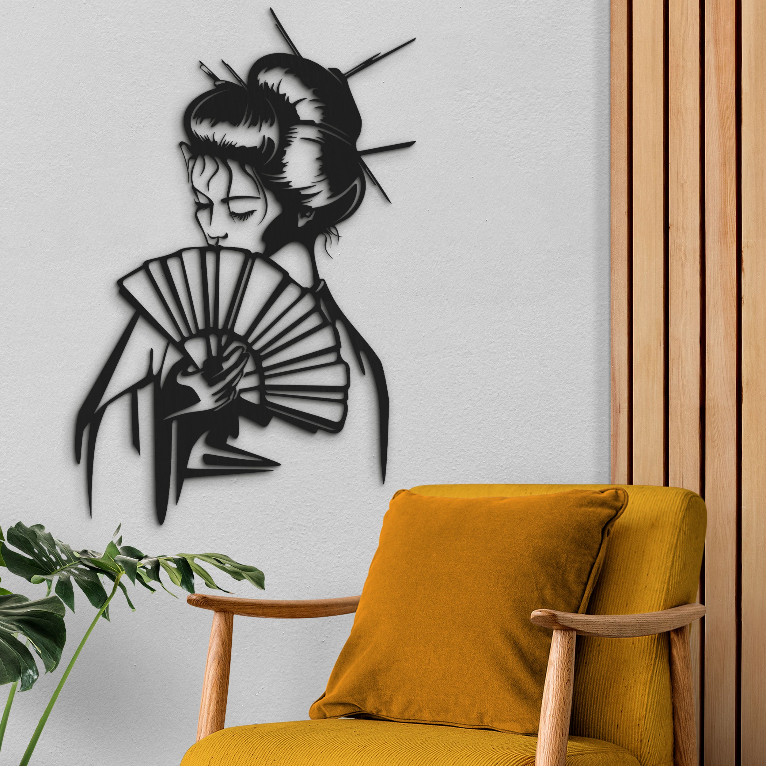 Geisha Japon Duvar Dekoru