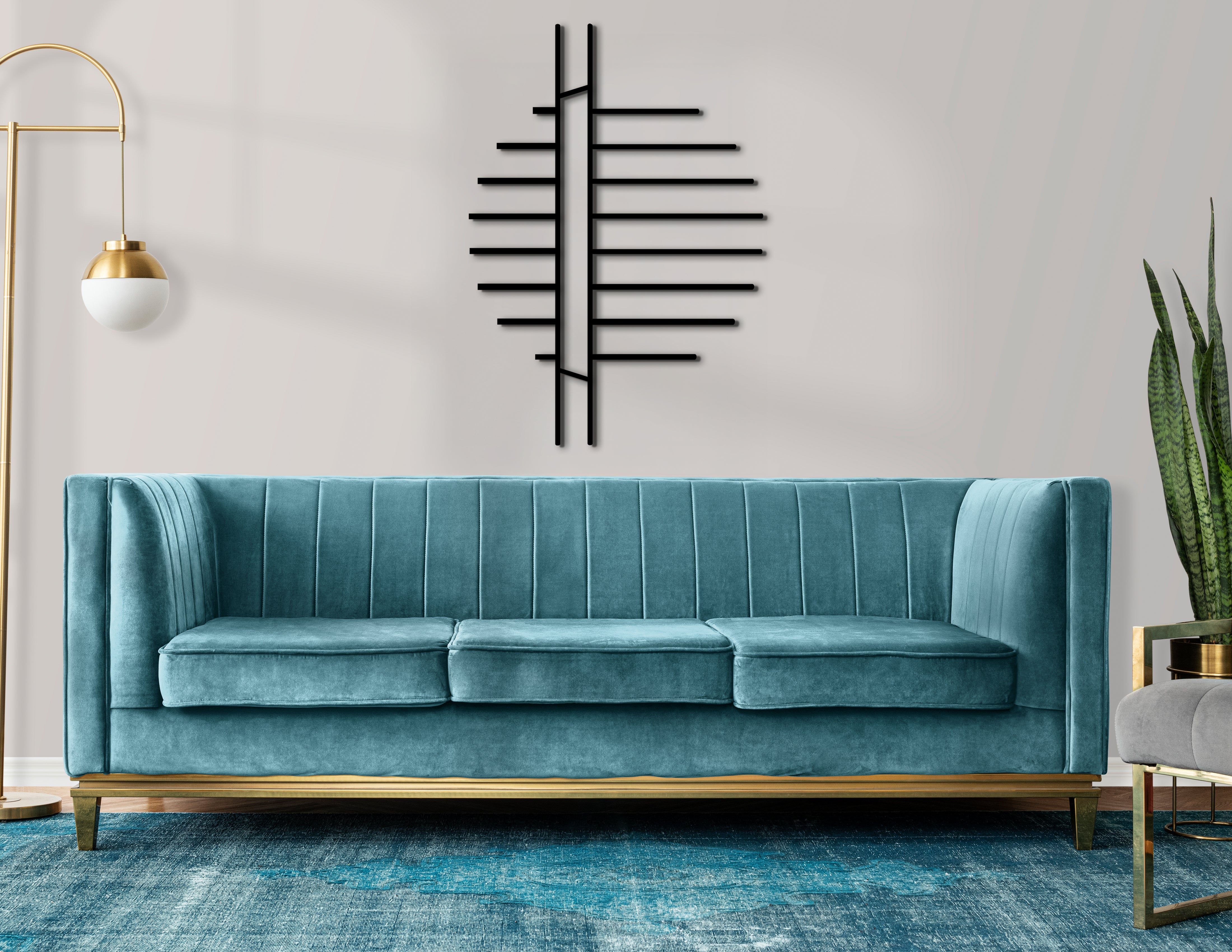 Geometrik Ahşap Duvar Dekoru