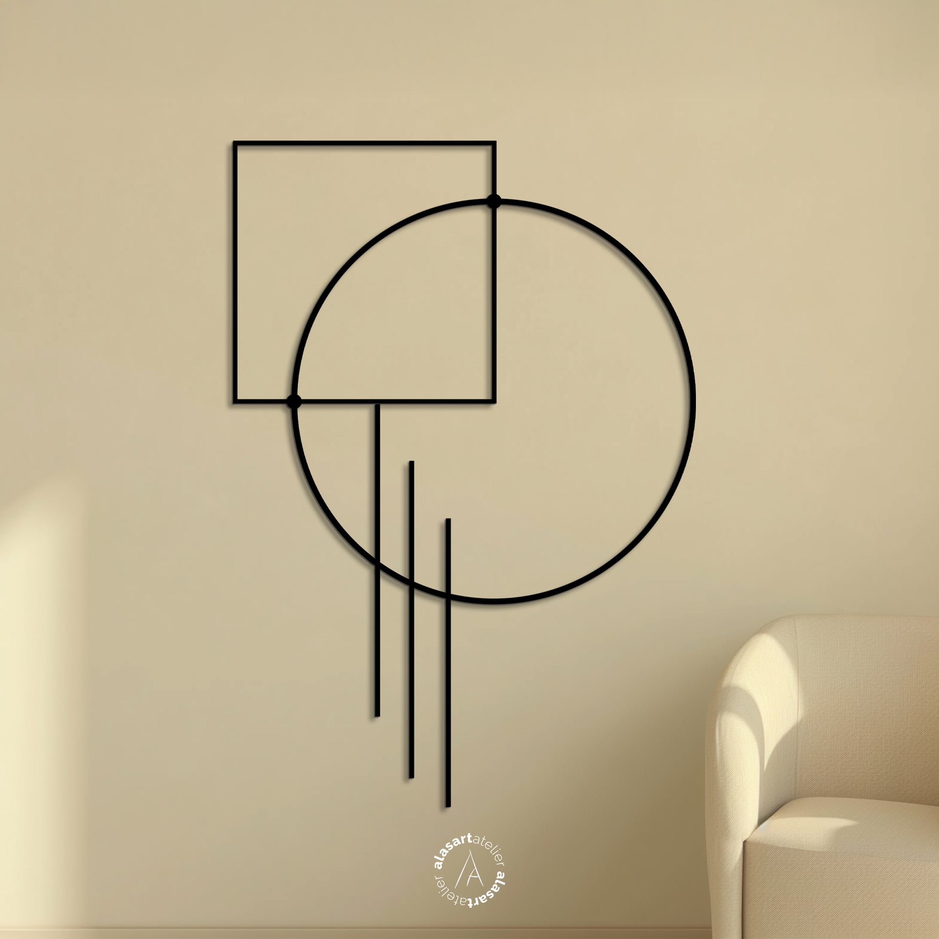 Geometric Lines - Modern Wall Decor