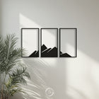 Geometric Mountains 3-Piece Wall Decor Set