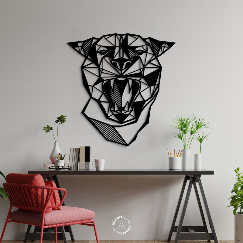 Geometrik Puma Duvar Dekoru