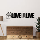 Love to Live Wall Decor
