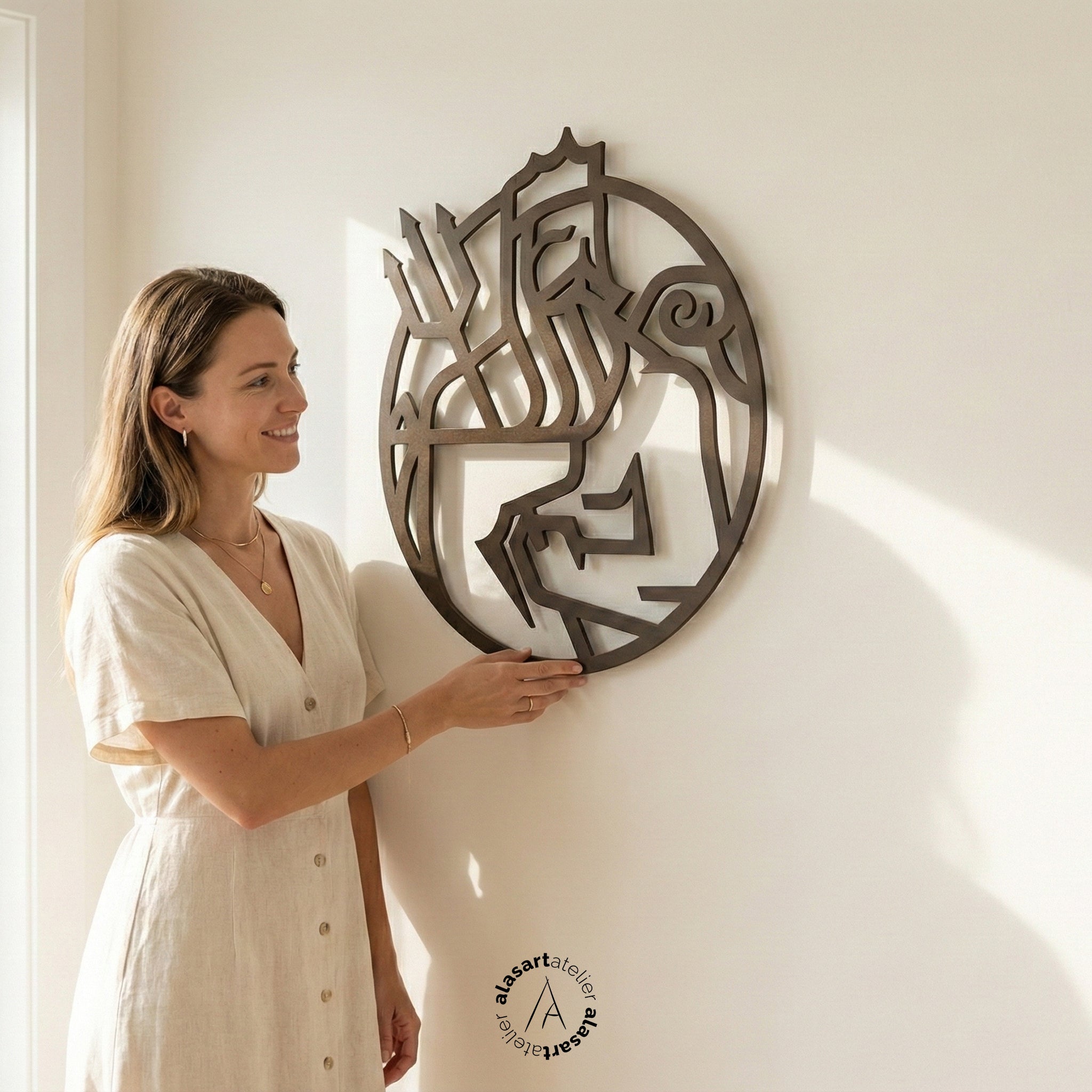 Poseidon Duvar Dekoru