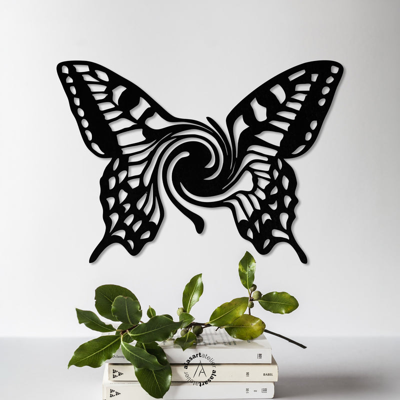 Sarmal Kelebek Ahşap Duvar Dekoru