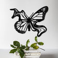 Psychedelic Butterfly Wooden Wall Decor