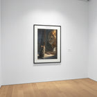 Cat Seeing Itself as a Lion in the Mirror Poster