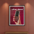 Call Me Please Y2K Retro Cell Phone Poster