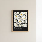 Chamomile Daisy Pattern Retro Floral Poster