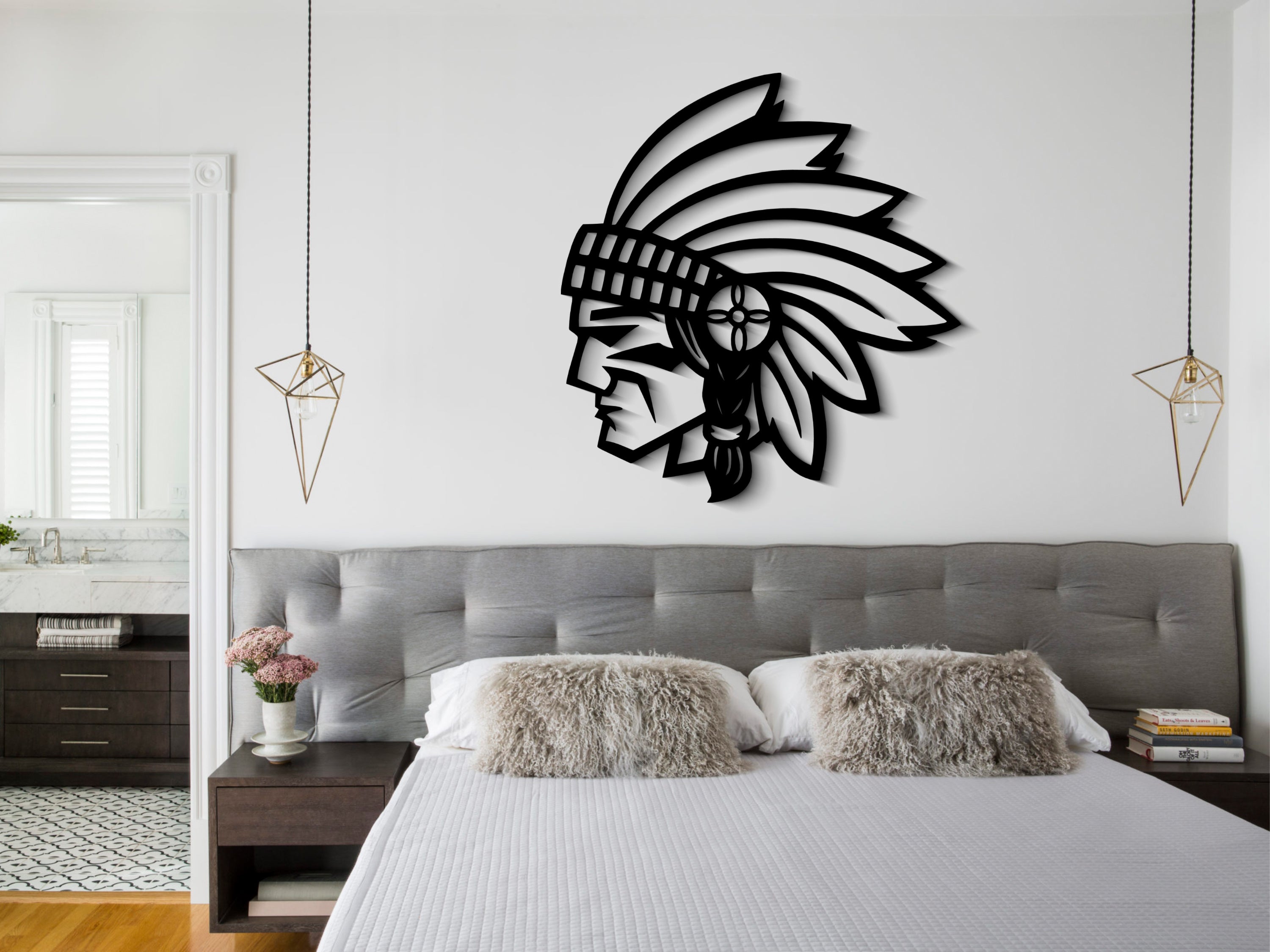 Tribal Chief Duvar Dekoru