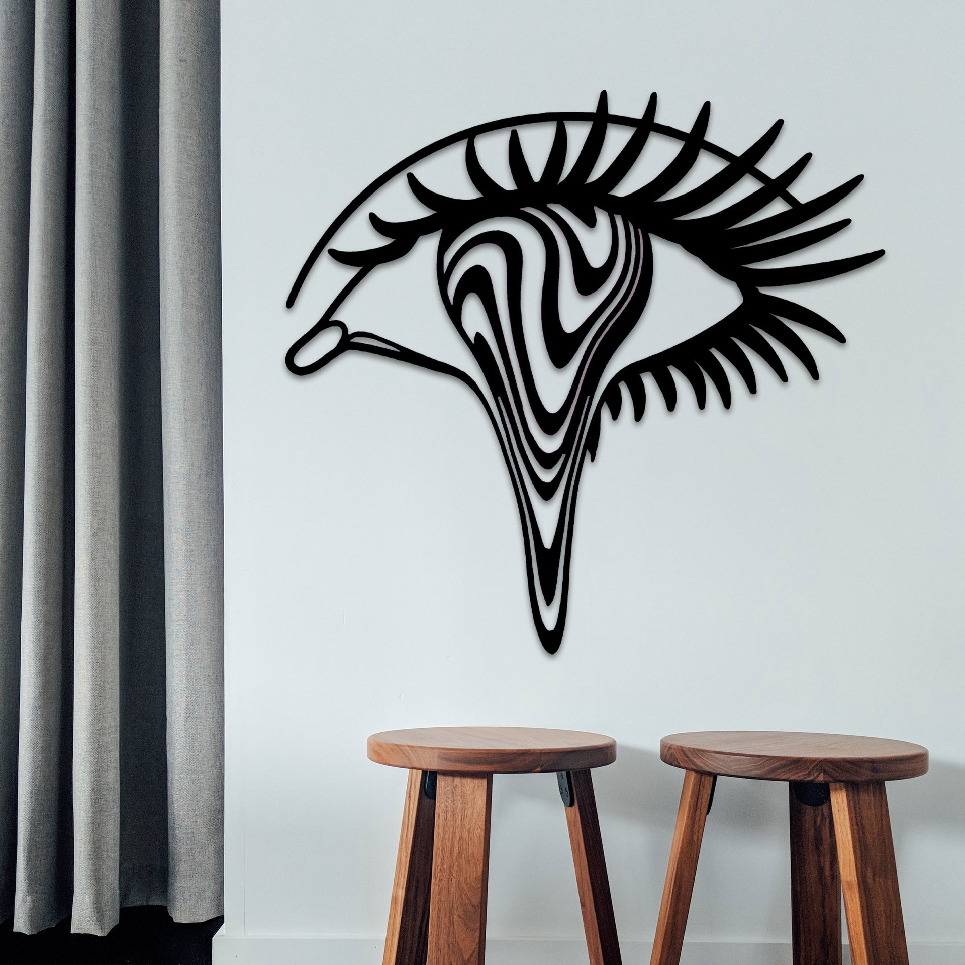 Saykodelik Göz Duvar Dekoru