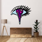 Colorful Psychedelic Eye Wall Decor - Multi-layered