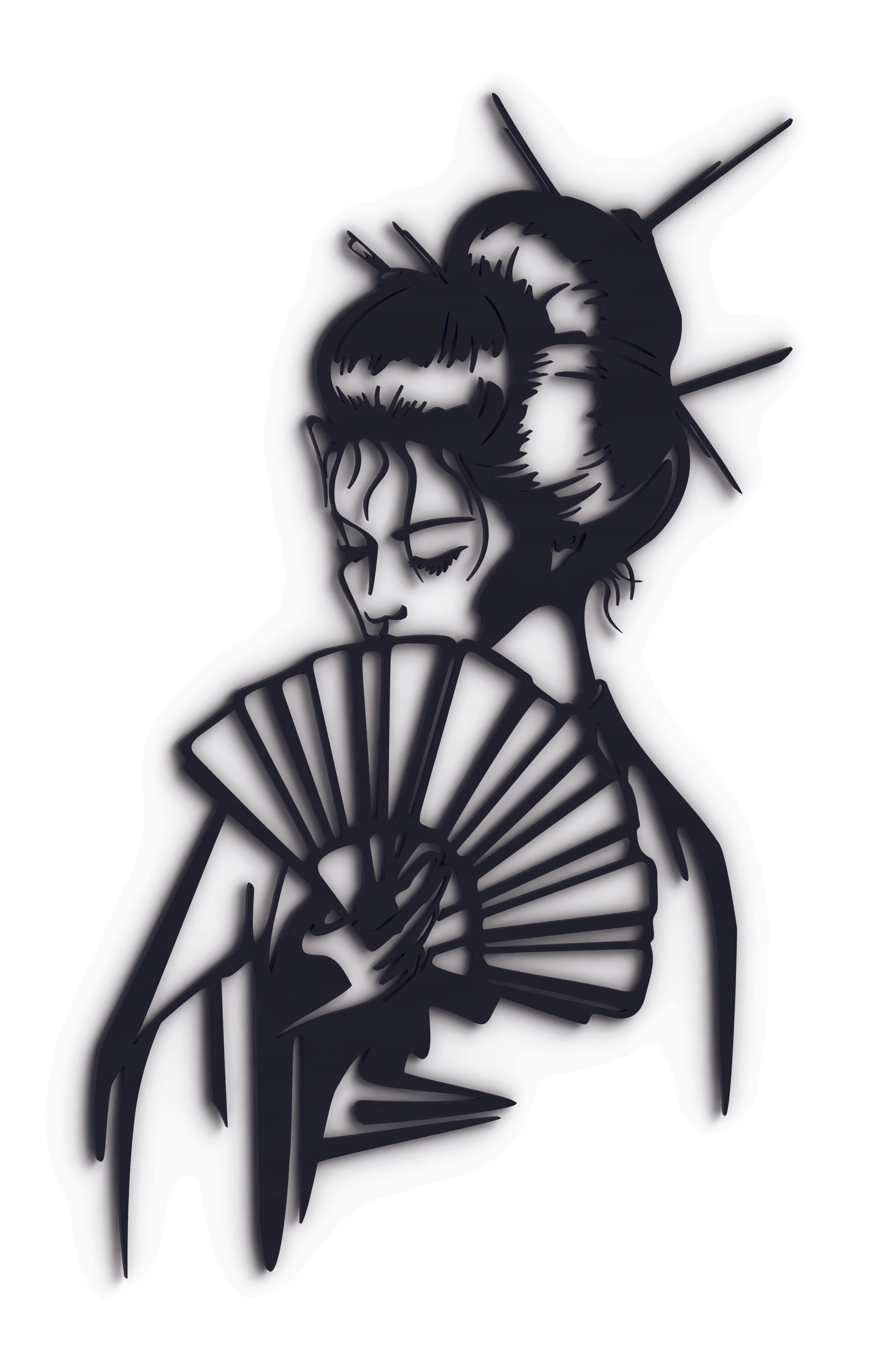 Geisha Japon Duvar Dekoru