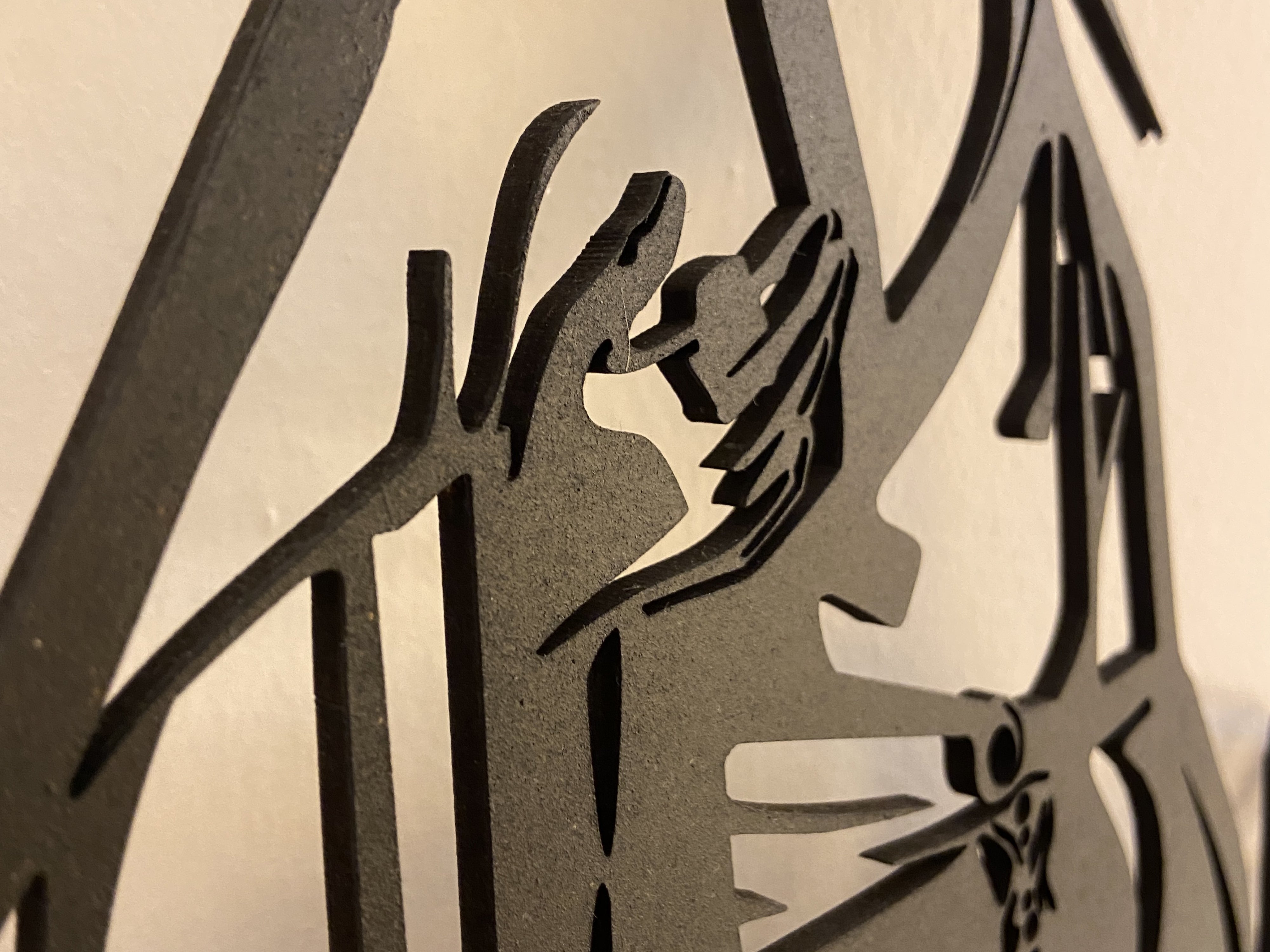 Geisha Ahşap Duvar Dekoru