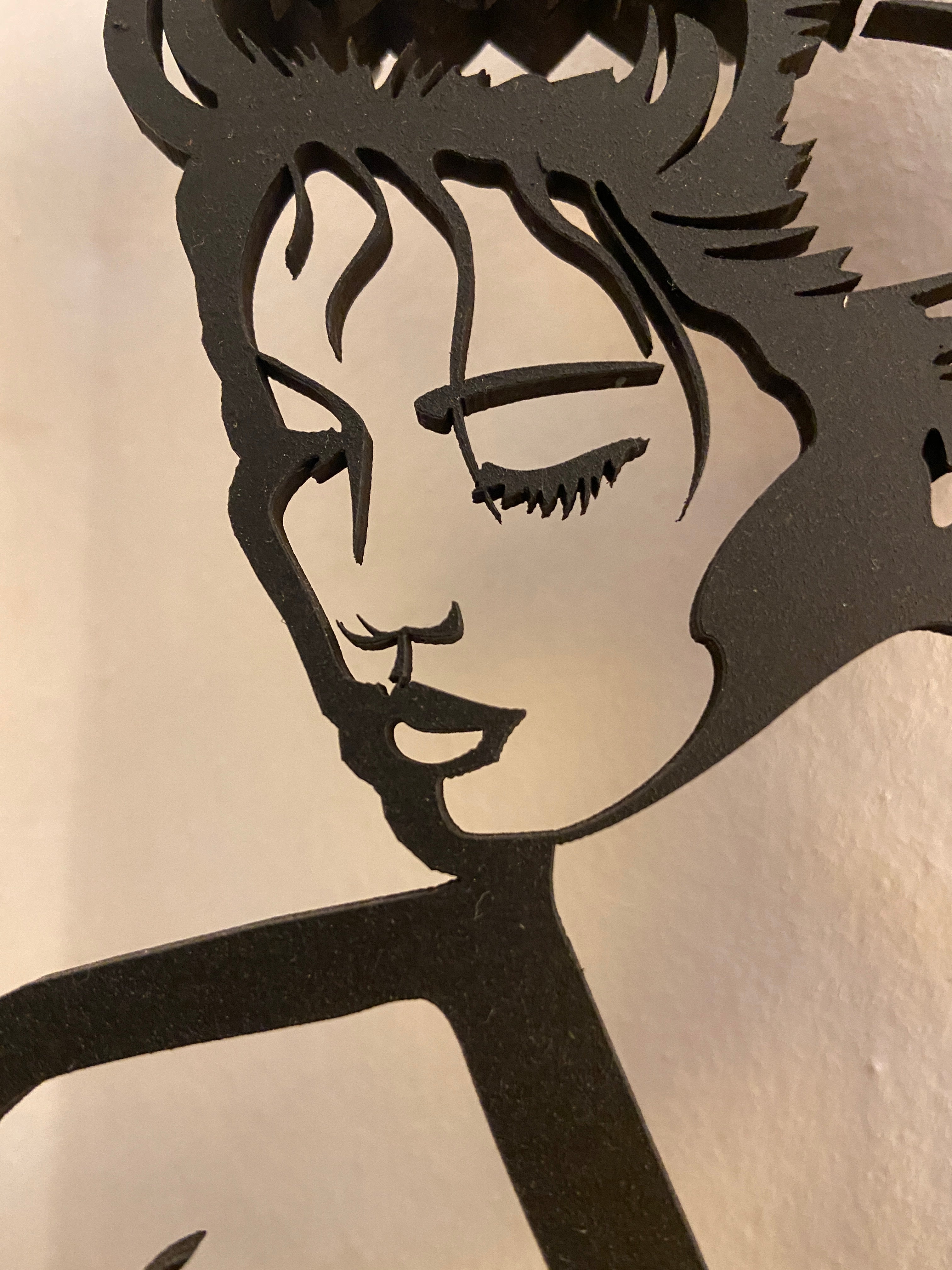 Geisha Ahşap Duvar Dekoru