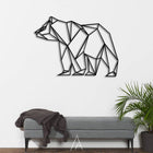 Geometric Bear Wall Decor