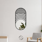 Luna Oval Wandspiegel