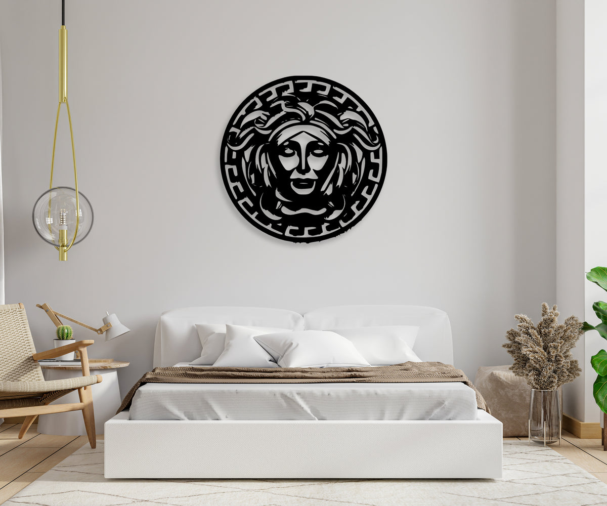 Medusa duvar dekoru, yaşam alanı görünümü