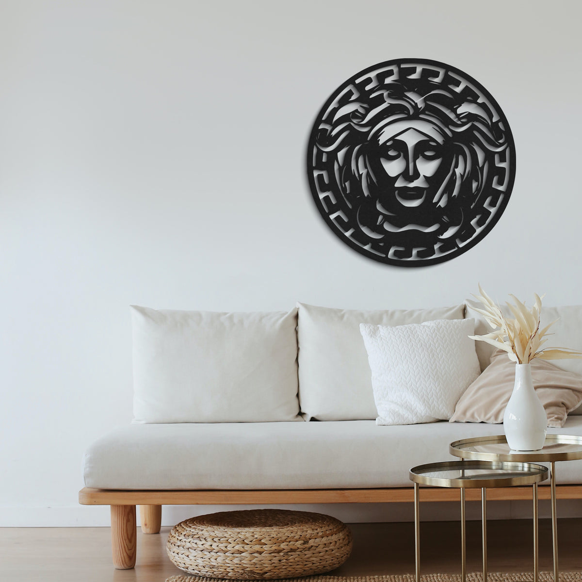 Medusa duvar dekoru, alternatif görünüm