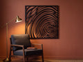 Fingerprint Pattern Abstract Wooden Wall Decor