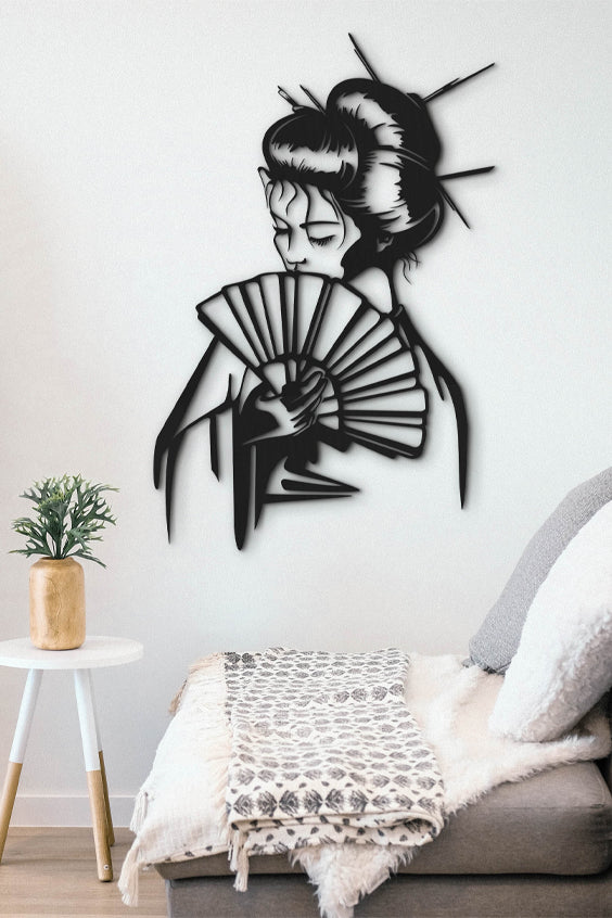 Geisha Japon Duvar Dekoru