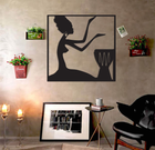 African Woman Wooden Wall Art