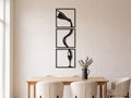 Champagne Poured into a Glass 3-Piece Wooden Wall Decor Set