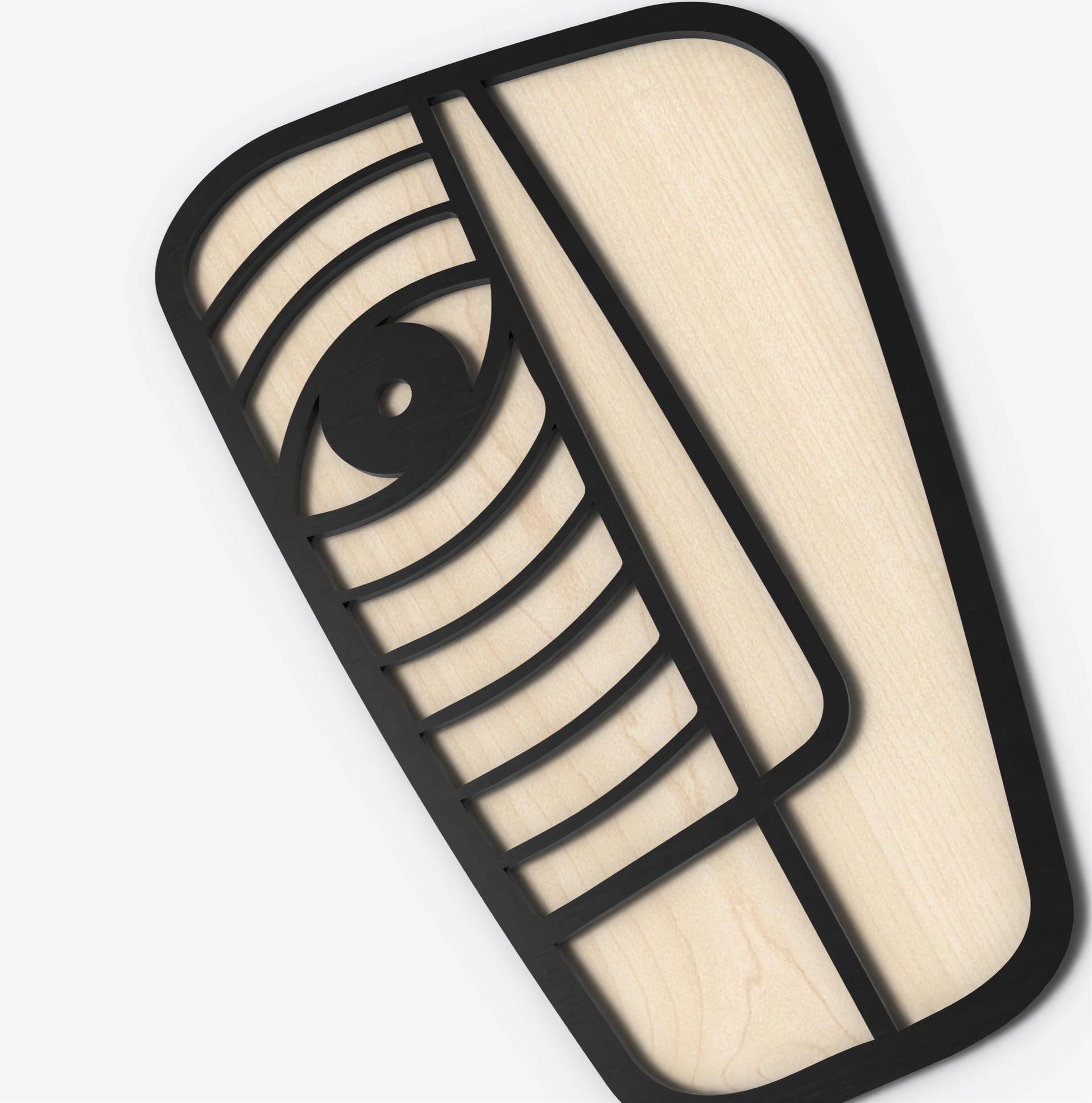 Abstrasso Maske Katmanlı Modern Duvar Dekoru 2'li Set